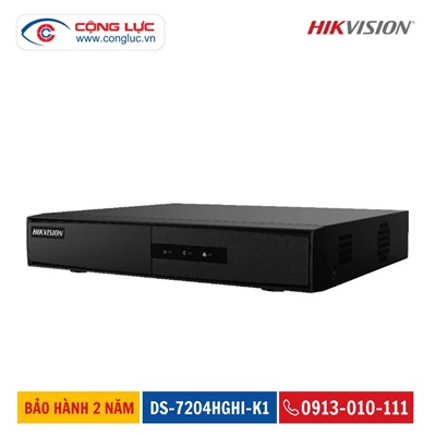 Đầu Ghi Hình Hikvision 4 Kênh DS-7204HGHI-K1